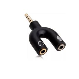 ADAPTADOR 2 EN 1 (MICRÓFONO + AURICULAR)