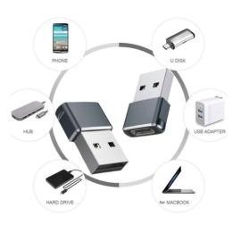 ADAPTADOR USB A TIPO C OTG 2.0