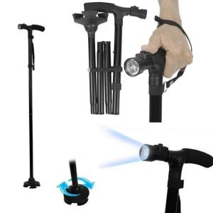 BASTON PLEGABLE CON LUZ