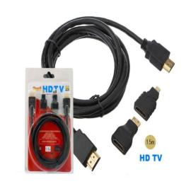 CABLE HDMI 3 EN 1 MICRO Y MINI
