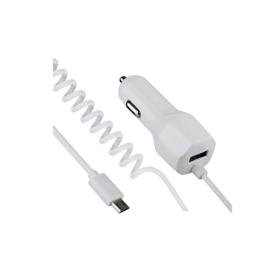 CARGADOR AUTO 2A MICRO USB +USB