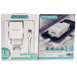 CARGADOR MICRO USB TREQA 3.1A  232M