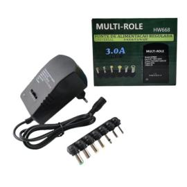 CARGADOR UNIVERSAL MULTIVOLTAJE 3.0 a 12V