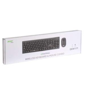 COMBO INALAMBRICO MOUSE Y TECLADO ACER EKW111 SP NEGRO