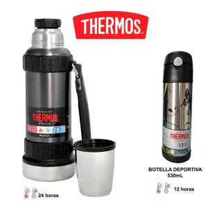COMBO THERMOS 1.2L + BOTELLA DEPORTIVA THERMOS 530mL