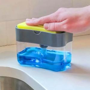DISPENSADOR DE JABON + ESPONJA