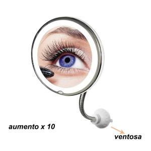 ESPEJO CON AUMENTO Y VENTOSA