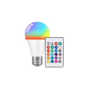 LAMPARA LED RGB + LUZ BLANCA CON CONTROL REMOTO