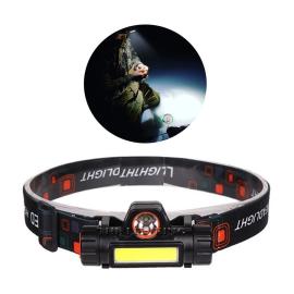 LINTERNA MINERO LED RECARGABLE AJUSTABLE