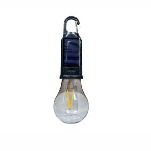 LUZ TIPO BOMBITA RECARGABLE USB Y SOLAR
