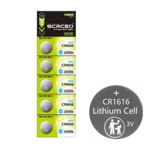 PILAS 1616 POR 5 UNIDADES