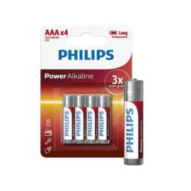 PILAS ALCALINAS AAA X4 PHILIPS