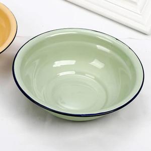 PLATO HONDO ESMALTADO 24CM