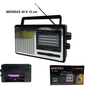 RADIO AM/FM BATERIA RECARGABLE  SONTFEC ST-3020