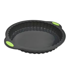 TARTERA SILICONA CON ARO DE ACERO 26CM